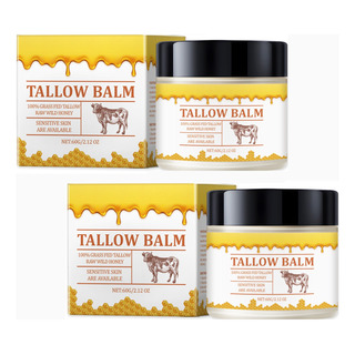 Beef Tallow Face Cream Skin Care Face Moisturizer Tallow X 2 Beef Tallow Face Cream Skin Care Face Moisturizer Tallow X 2