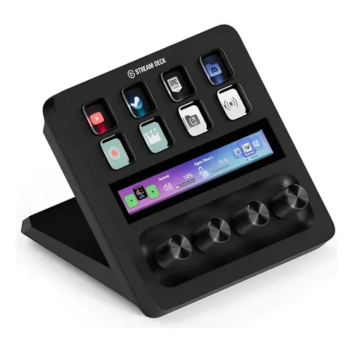 Controlador Elgato Stream Deck Neo 8 Teclas Usb Preto Pc Mac