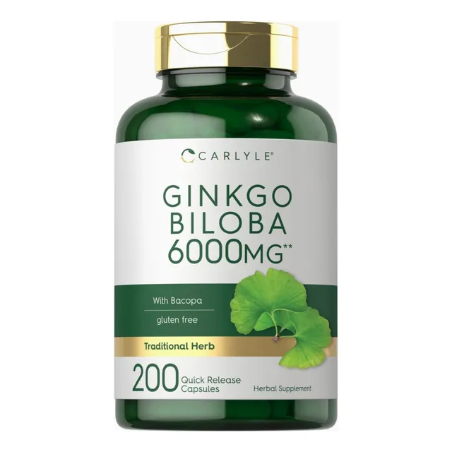 Ginkgo Biloba 6000 Mg Marca Carlyle 