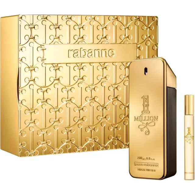 Perfume Hombre Paco Rabanne One Million Edt 200ml Set Volumen De La Unidad 200 Ml