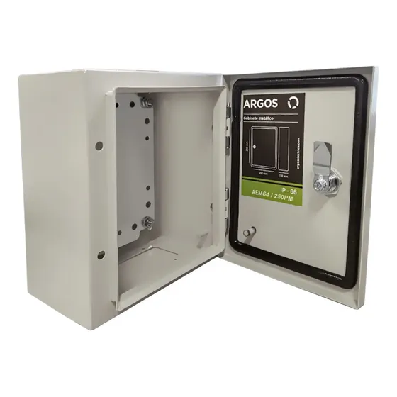 Gabinete Metalico Argos 600x400x250 Ip-66 Color Gris