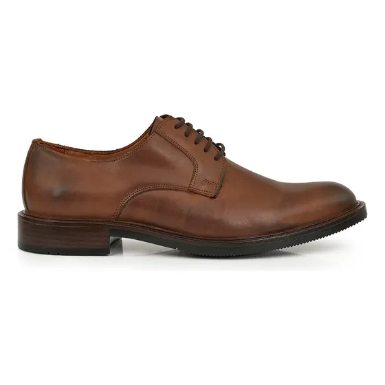 Zapato Hombre Cuero Acordonado Elegante Mocasin Briganti