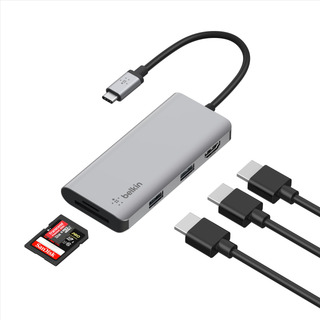 Hub Usb-c Belkin Estação De Ancoragem Multiporta 5 Em 1 Com Hub Usb-c Belkin Estação De Ancoragem Multiporta 5 Em 1 Com