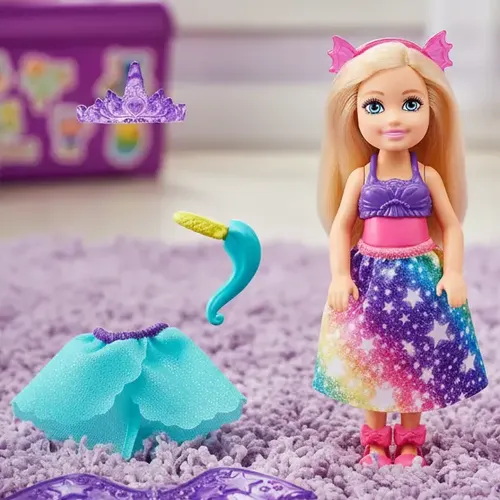 Muñeca Barbie Chelsea Y Sus Amigas – Accesorios Temáticos, Modelos Surtidos, Edad 3-7 Años