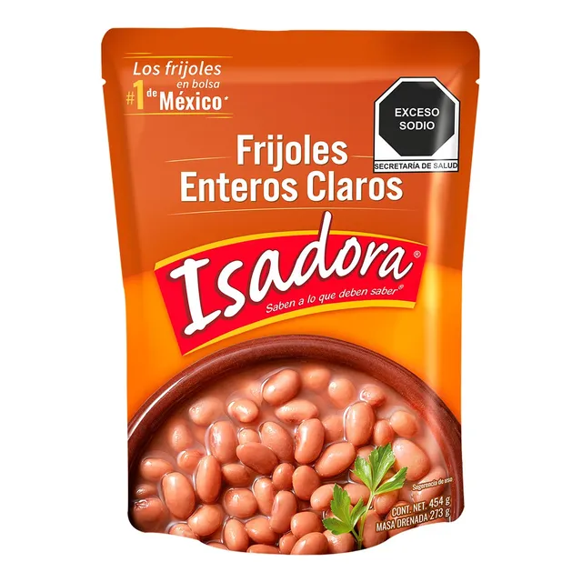 Frijoles Isadora Enteros Claros 454g