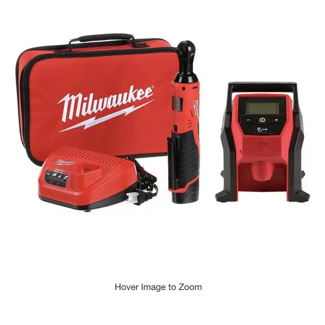 Combo Ratchet E Inflador M12 Milwaukee 2457-21-2475-20