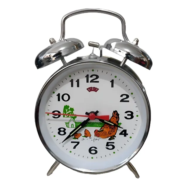 Reloj Grande Despertador Clasico Vintage Doble Campana Metal