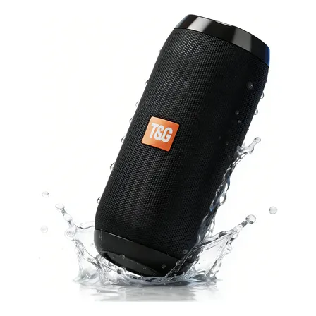 Caixa De Som Bluetooth Portátil Som Estéreo Tws Ipx4 Potente Preto 3.7
