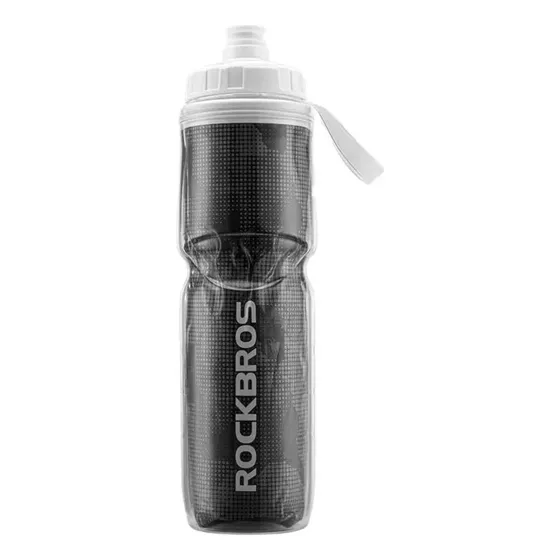 Botella Agua Bicicleta Rockbros Aislante Térmico 750 Ml