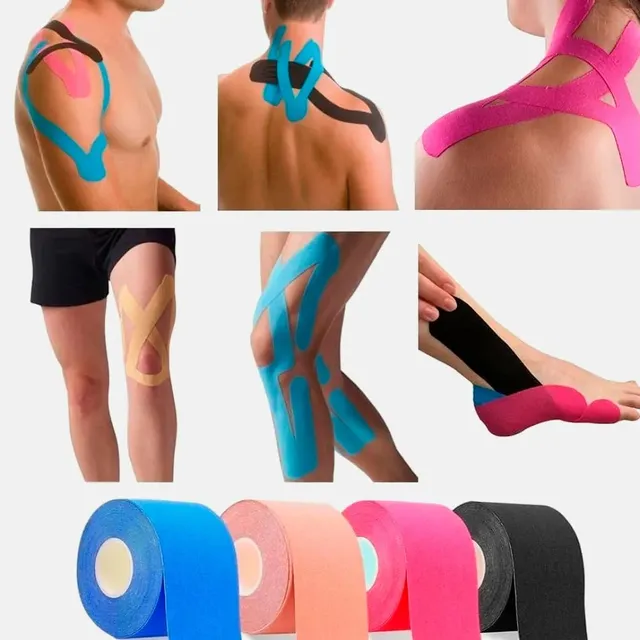 Cinta Kinesiológica. Neuromuscular Para Fisioterapia.