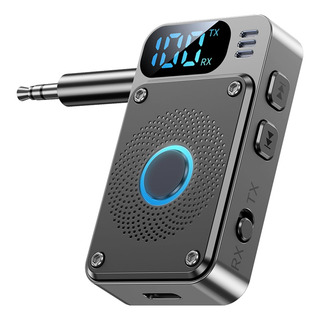 Receptor Auxiliar Bluetooth 5.4 Aux 3.5 Pare Laptop Y Coche Y Audio Color Negro Receptor Auxiliar Bluetooth 5.4 Aux 3.5 Pare Laptop Y Coche Y Audio Color Negro