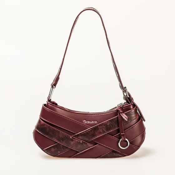 Cartera Mujer Mini Bolso Eco Cuero Con Hebillas Cherry Cherry