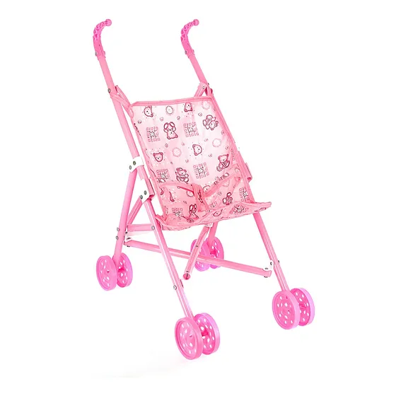 Carrinho De Boneca Infantil Para Meninas Dobrável Com Cinto