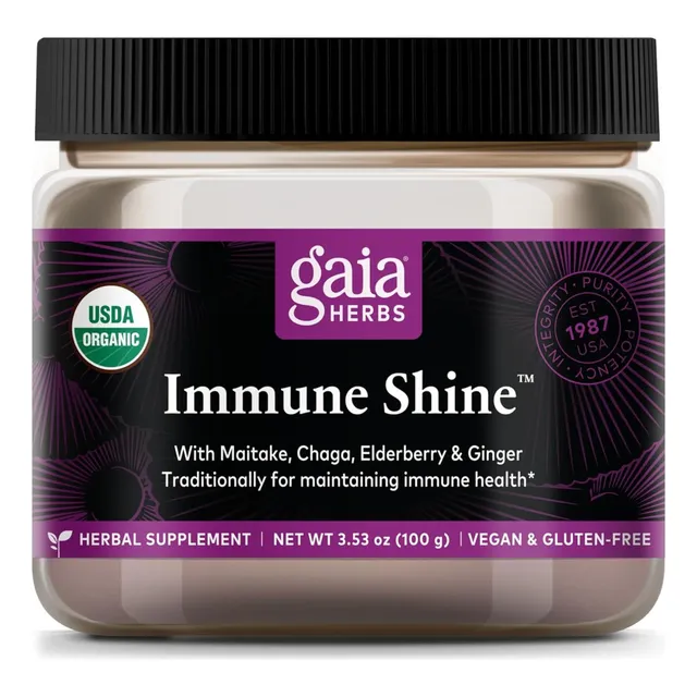Suplemento De Brillo Inmunológico Gaia Herbs 100 G Sabor Sin Sabor