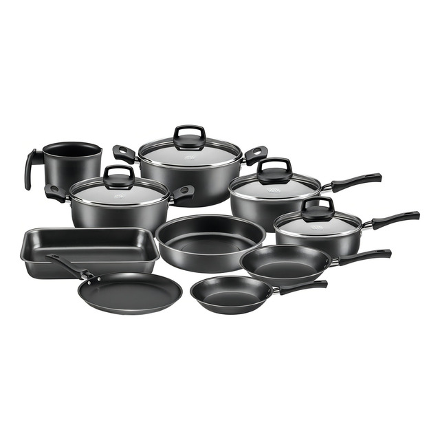 Jogo De Panelas Antiaderente Mta Gourmet 10 Pç Grafite Jogo De Panelas Antiaderente Mta Gourmet 10 Pç Grafite