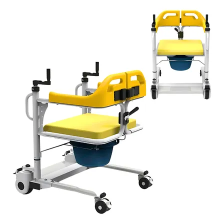 Cadeira De Transferência Sanitária Higiênica Elevação Idoso