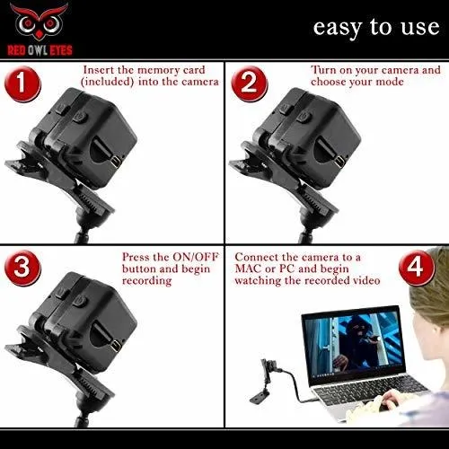 Camara Espia Mini Oculta 1080p Vision Nocturna Facil 24