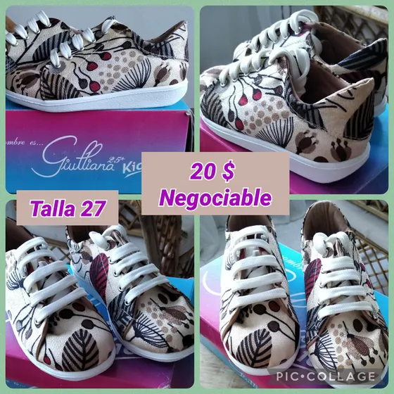Zapatos Para Niñas. Talla 27. Nuevo. Bajo De Precio A 15$