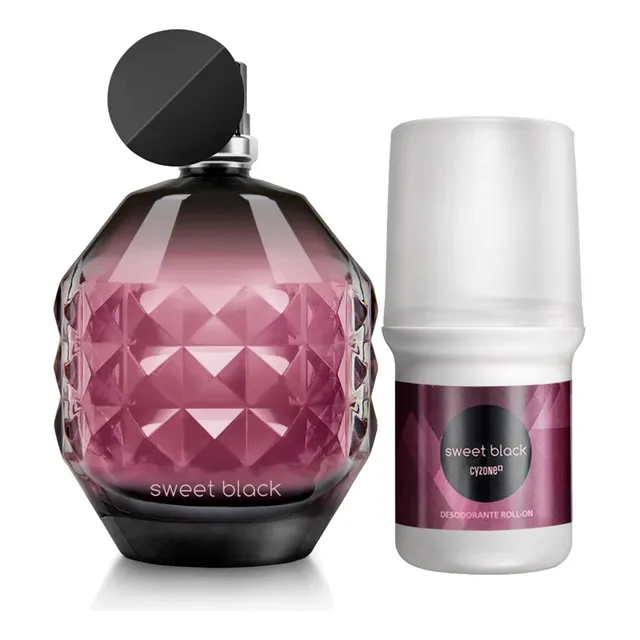 Sweet Black Perfume Mujer Con Desodorante Cyzone
