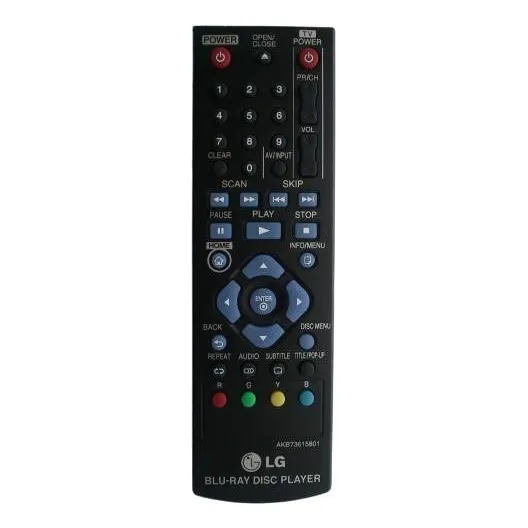 Control Orig Para Lg Blu-ray /leer Descripcion Negro