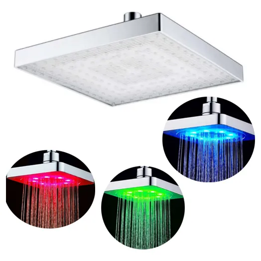 Cabeça De Chuveiro De Chuva Color Led Sprinkler Head .