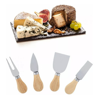 Set De 4piezas Cuchillos Pala Para Queso De Acero Inoxidable Set De 4piezas Cuchillos Pala Para Queso De Acero Inoxidable
