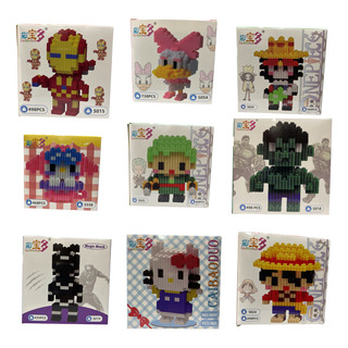 Pack 15 Juguetes Armables Magic Blocks 15 Cm Diferentes Pers Pack 15 Juguetes Armables Magic Blocks 15 Cm Diferentes Pers