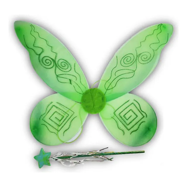 Alas Hada Tinkerbell Cetro Escarcha Ángel Hada Princesa Disfraz Niña Halloween Cosplay