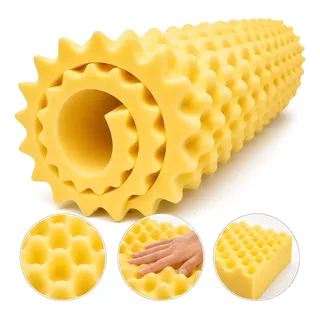 Colchão Casca De Ovo Anti-escaras Casal Ortopédico Amarelo