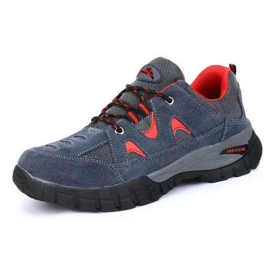 Zapato De Seguridad Deportivo En Cuero.