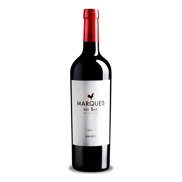 Vino Tinto Malbec Roble 750ml - Marques Del Sur