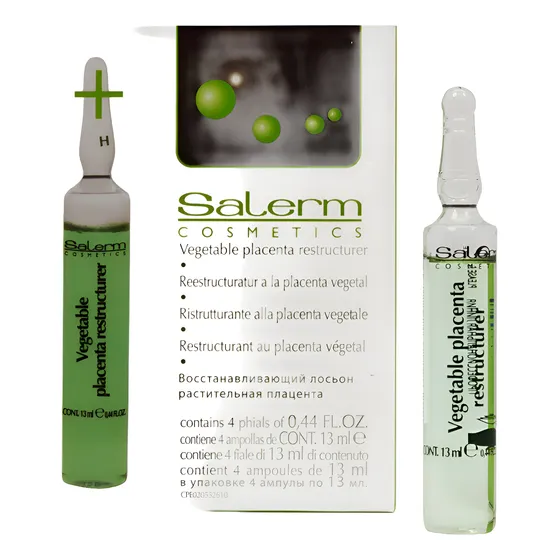 Salerm Ampolleta Energizante Capilar Placenta Vegetal 13ml