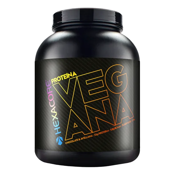 Hexacore Proteína Vegana 2.25kg Sabor Chocolate
