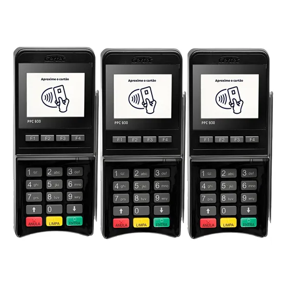 Kit Gertec 03 Pin Pad Criptografado Ppc 930 Usb E Serial