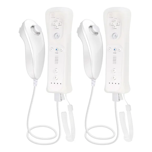 Control Remoto Con Sensor De Movimiento Con Nunchunk Para Wi