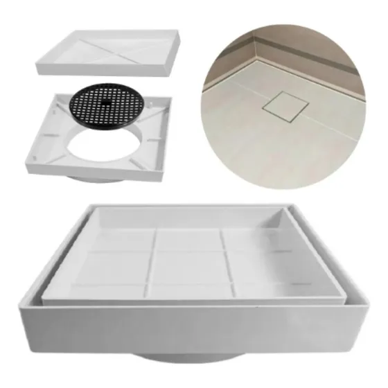 Ralo 15x15cm Oculto Seca Piso/porcelanato Invisível Grelha