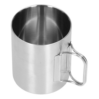Copa De Acero Inoxidable Con Mango Plegable Copa De Acero Inoxidable Con Mango Plegable