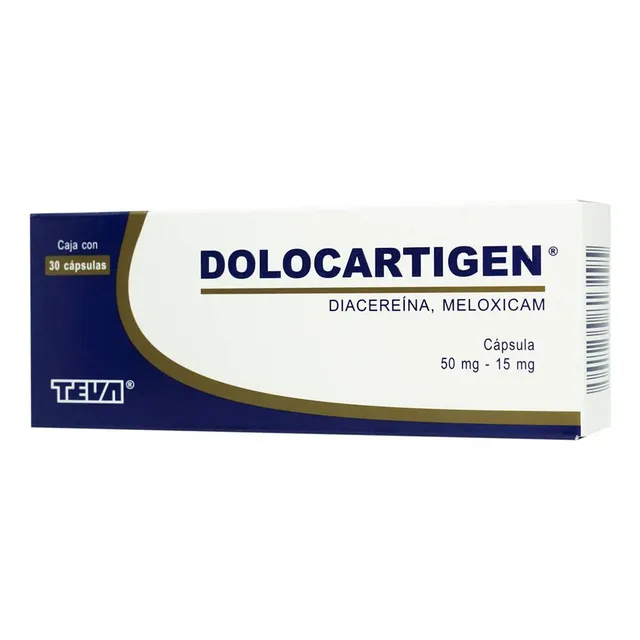 Dolocartigen Cápsulas 50 Mg/15 Mg, 30 Cápsulas