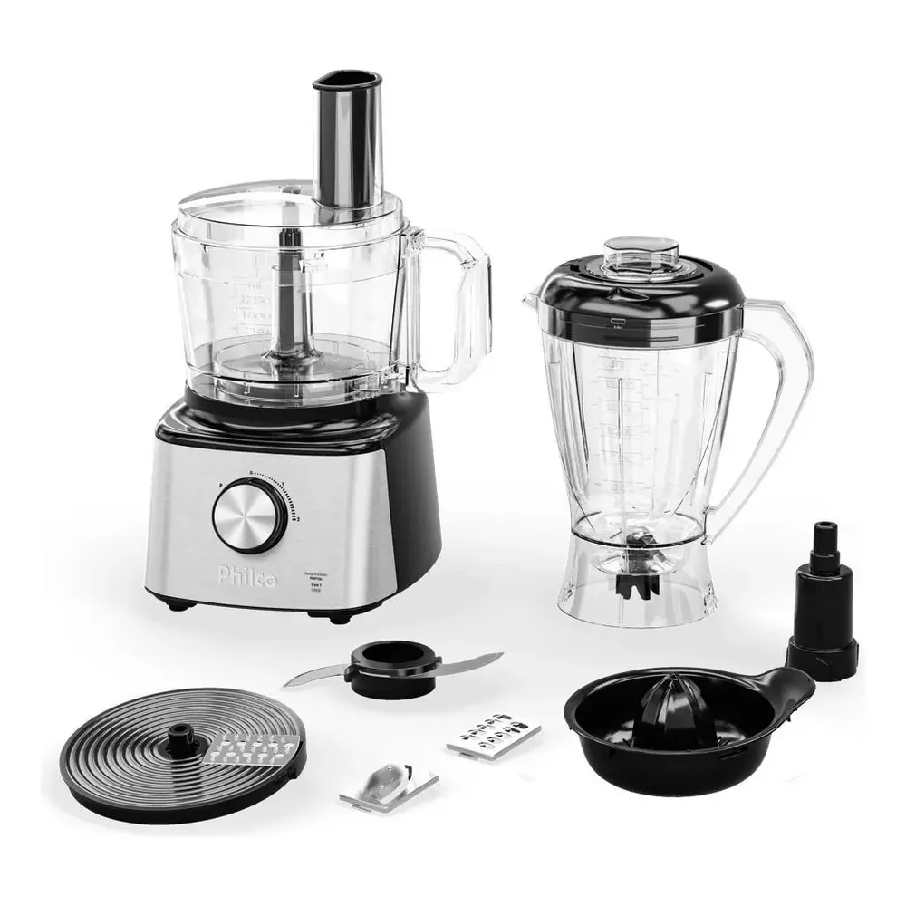Multiprocessador 1000w 5 Em 1 Pmp10a Cor Preto Philco 220v