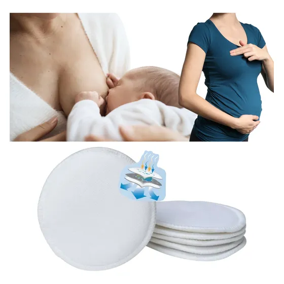 Protectores Mamarios Reutilizables 100% Antialergénicos X 8