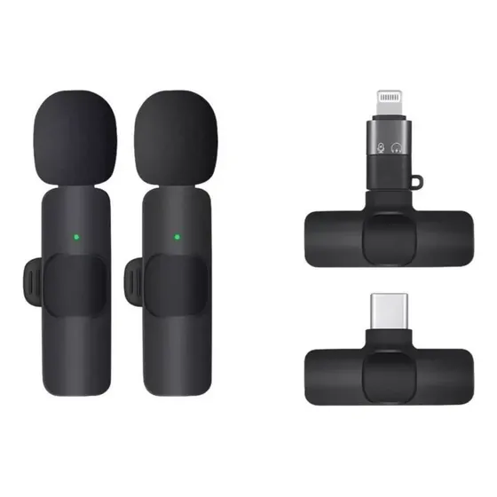 Micrófono Lavalier Balita Inalambrico Tipo Lightning Pack 2