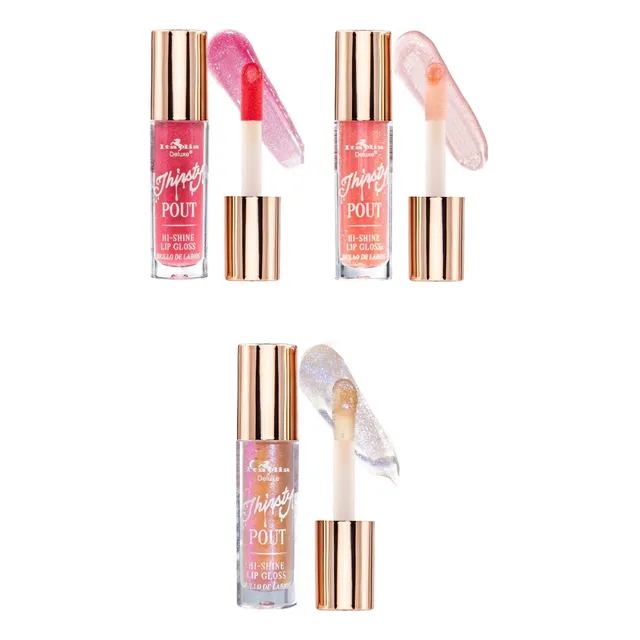 Kit Gloss Thirsty Pount Hi-shine Italia Delux Efecto Glossy