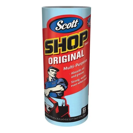 Paño de limpieza Scott paño azul