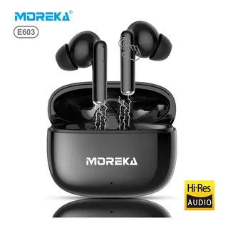 Audífonos In-ear Inalámbricos Moreka Bluetooth 5.3 Tws Negro