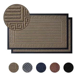 Kit 2 Tapete Antiderrapante Capacho 40 X 60cm Porta Entrada Kit 2 Tapete Antiderrapante Capacho 40 X 60cm Porta Entrada
