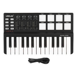 Hf Controlador Midi Drum Mini Pad Y Controlador Midi De 25 Hf Controlador Midi Drum Mini Pad Y Controlador Midi De 25