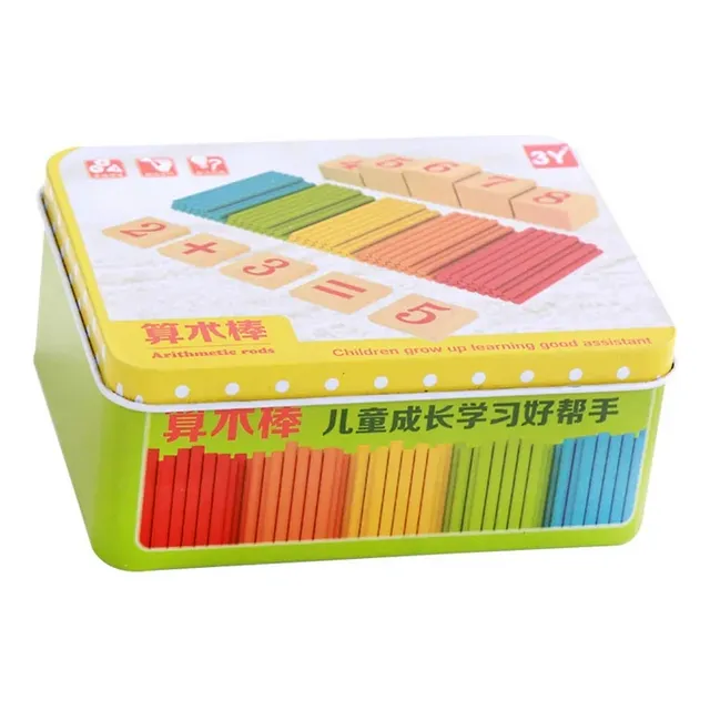 Juguete De Conteo Matematico Madera Aprender Niños Numeros