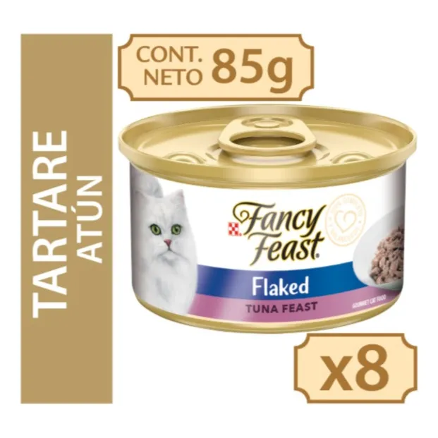 Fancy Feast Gato Tartare Atun 85 Gr 8unidades