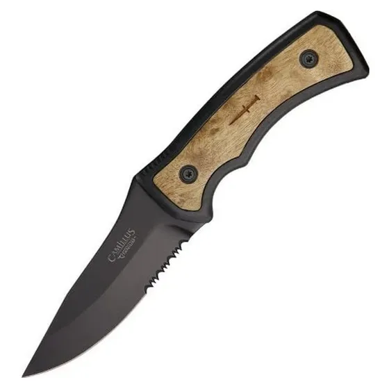 Camillus Mountaineer Carbonitride Titanium Cuchillo De Hoja 