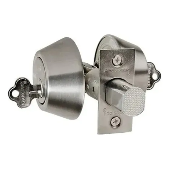 Cerrojo De Seguridad Ax70-ai Andeslock. Color Aluminio
